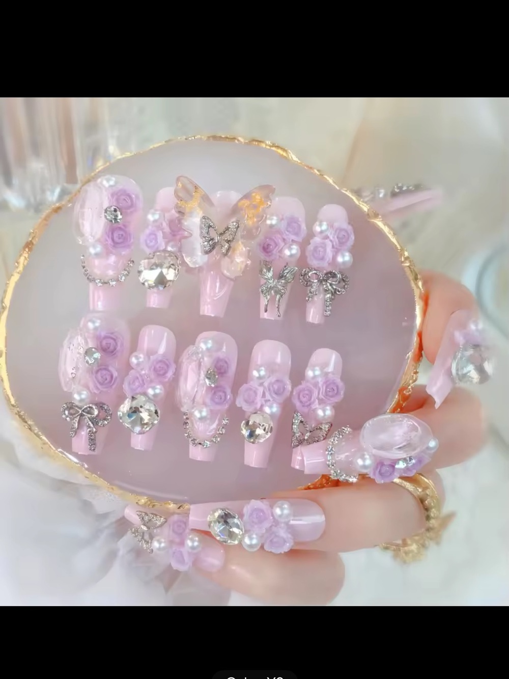 24 pcs nails natural delicate & comfortable reusable!